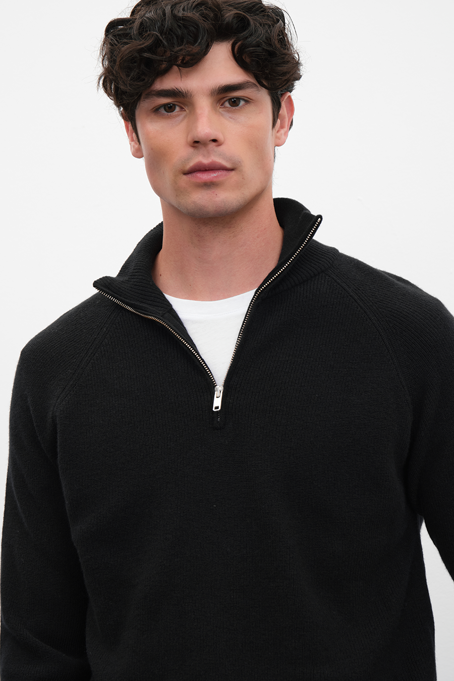 Half-Zipped Merino Unisex Sweater