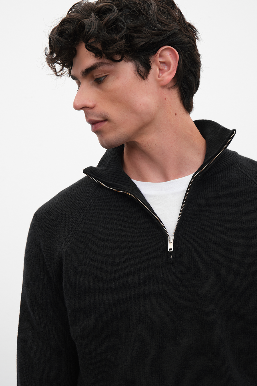 Half-Zipped Merino Unisex Sweater
