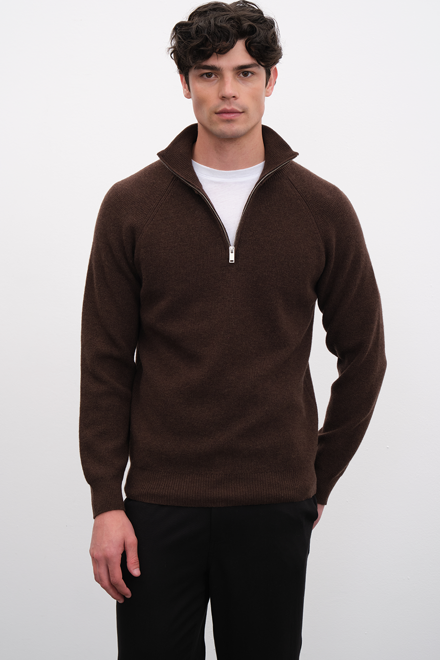 Half-Zipped Merino Unisex Sweater