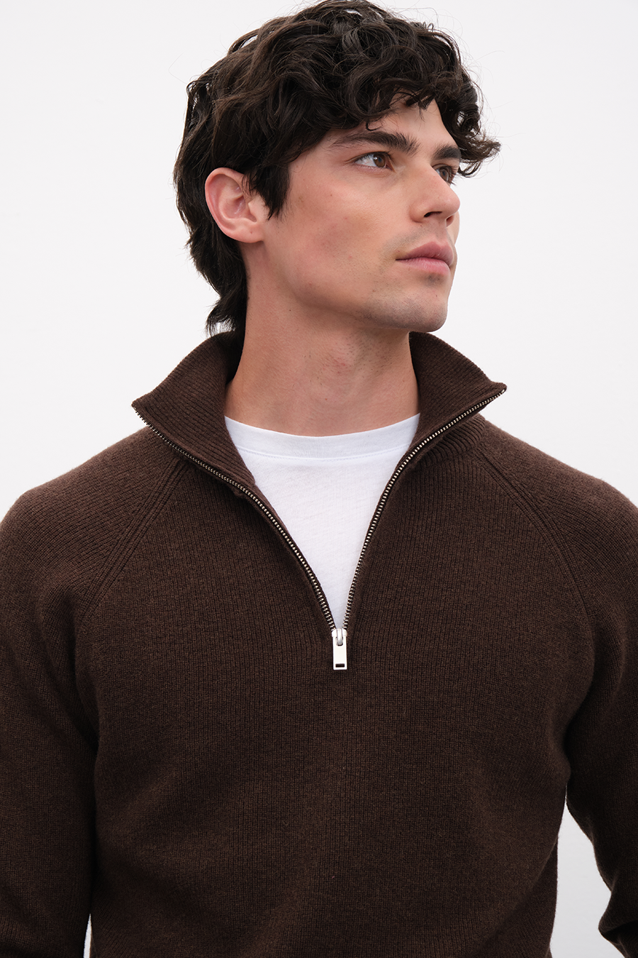 Half-Zipped Merino Unisex Sweater