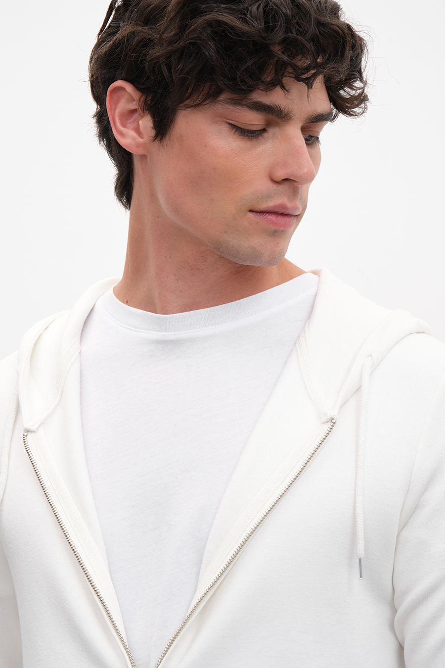 Modal Fleece Zipped Unisex Hoodie
