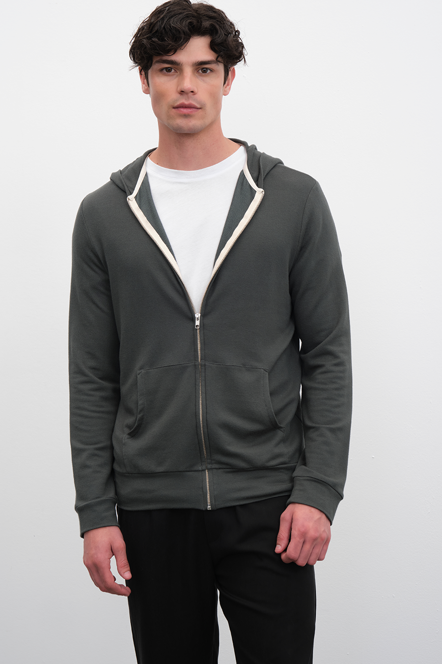 FeatherSoft Zipped Lightweight Unisex Hoodie