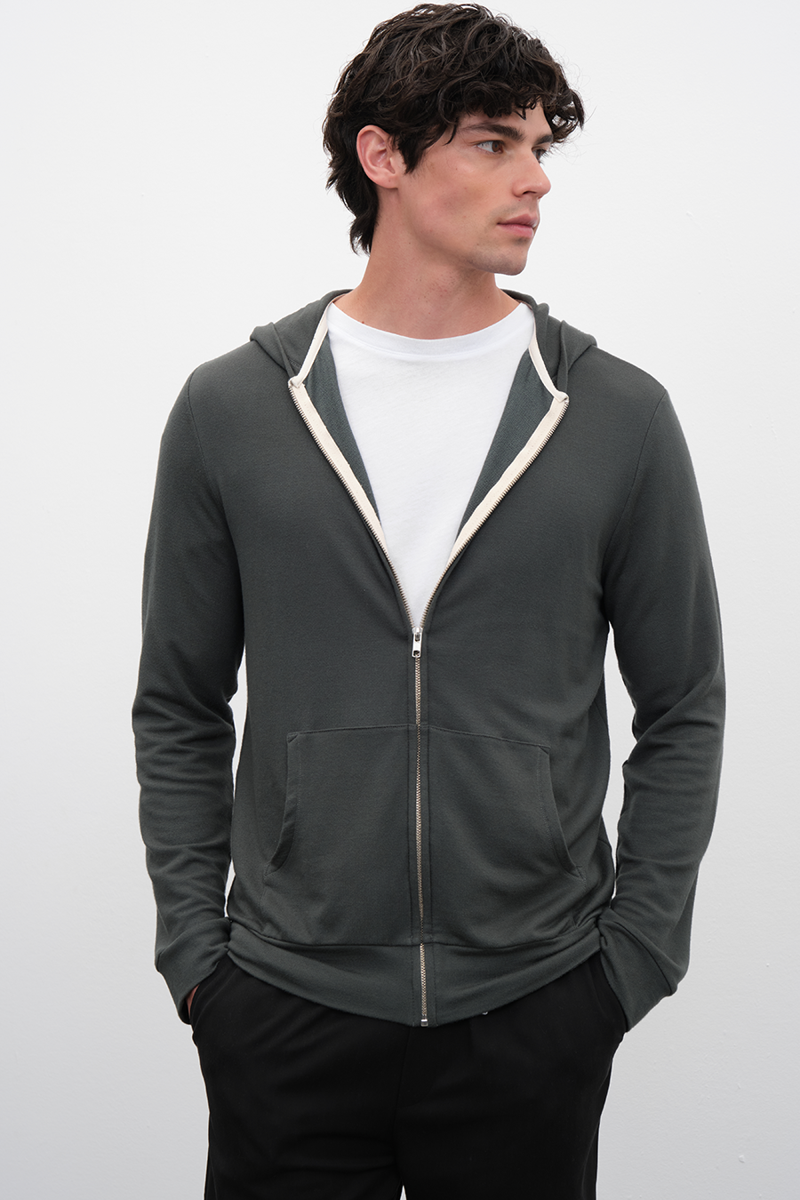 FeatherSoft Zipped Lightweight Unisex Hoodie
