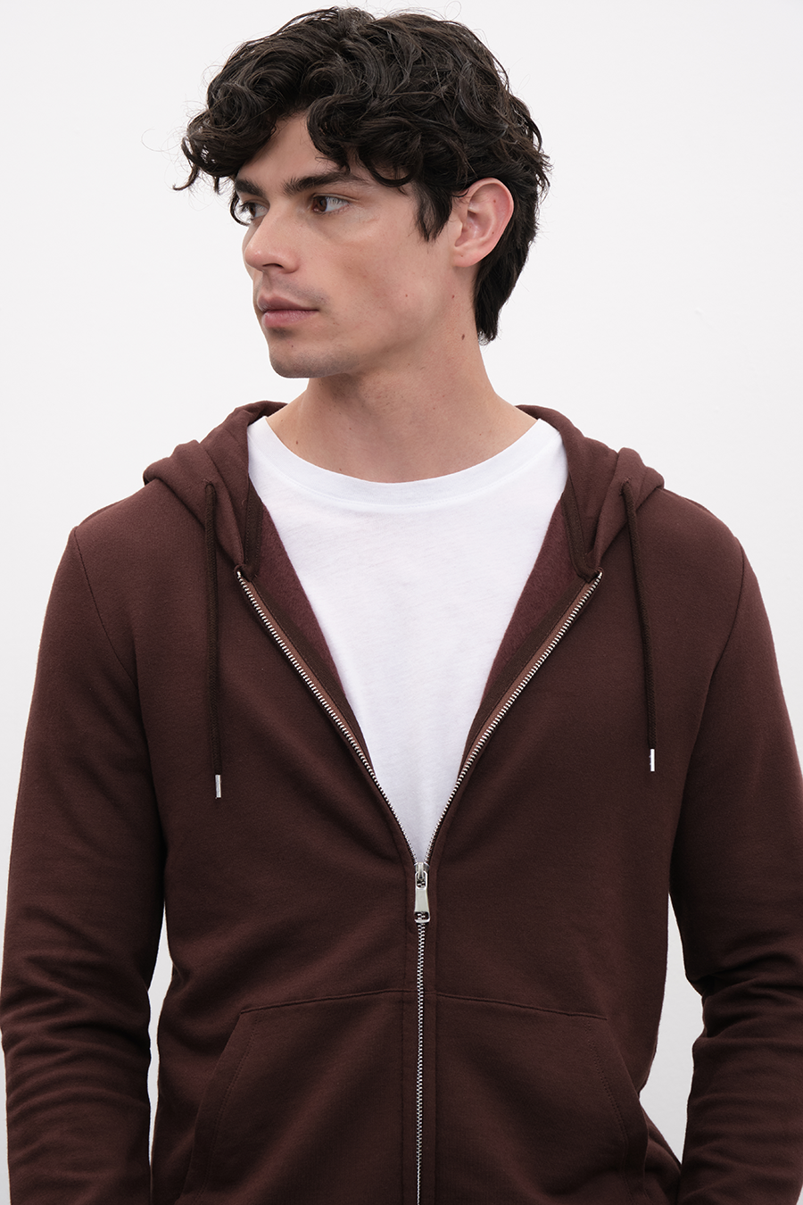 Modal Fleece Zipped Unisex Hoodie