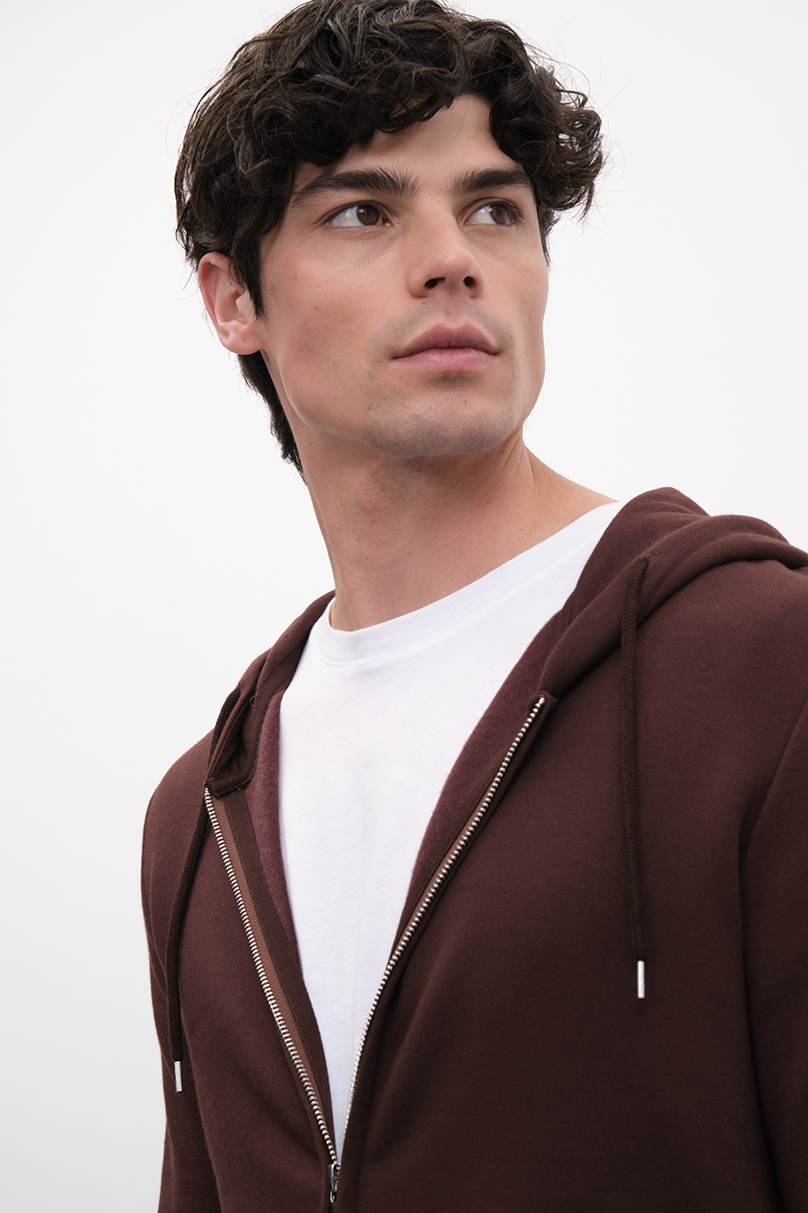 Modal Fleece Zipped Unisex Hoodie