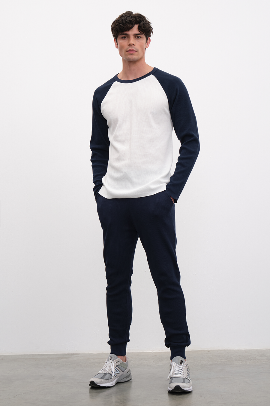 Waffle Cotton Joggers