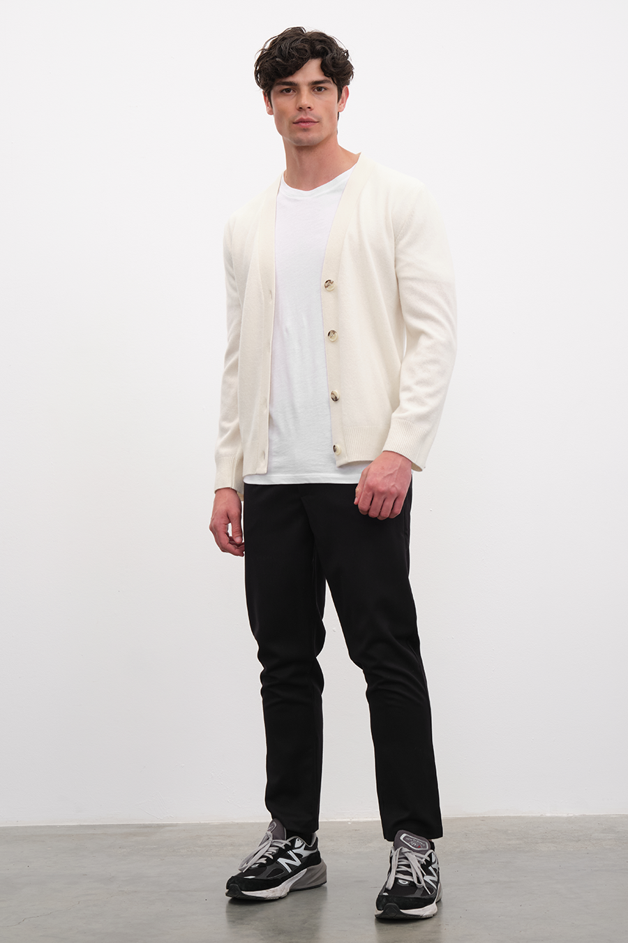 Pull-On Flannel Wool Pants