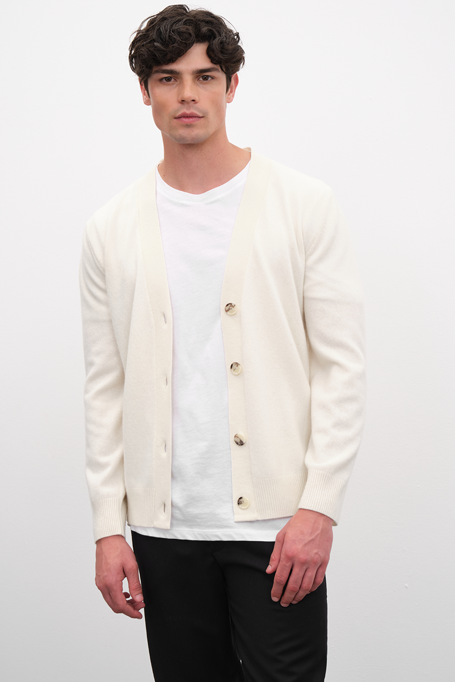 Unisex Cashmere Merino Cardigan