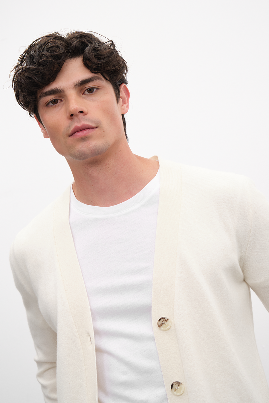 Unisex Cashmere Merino Cardigan