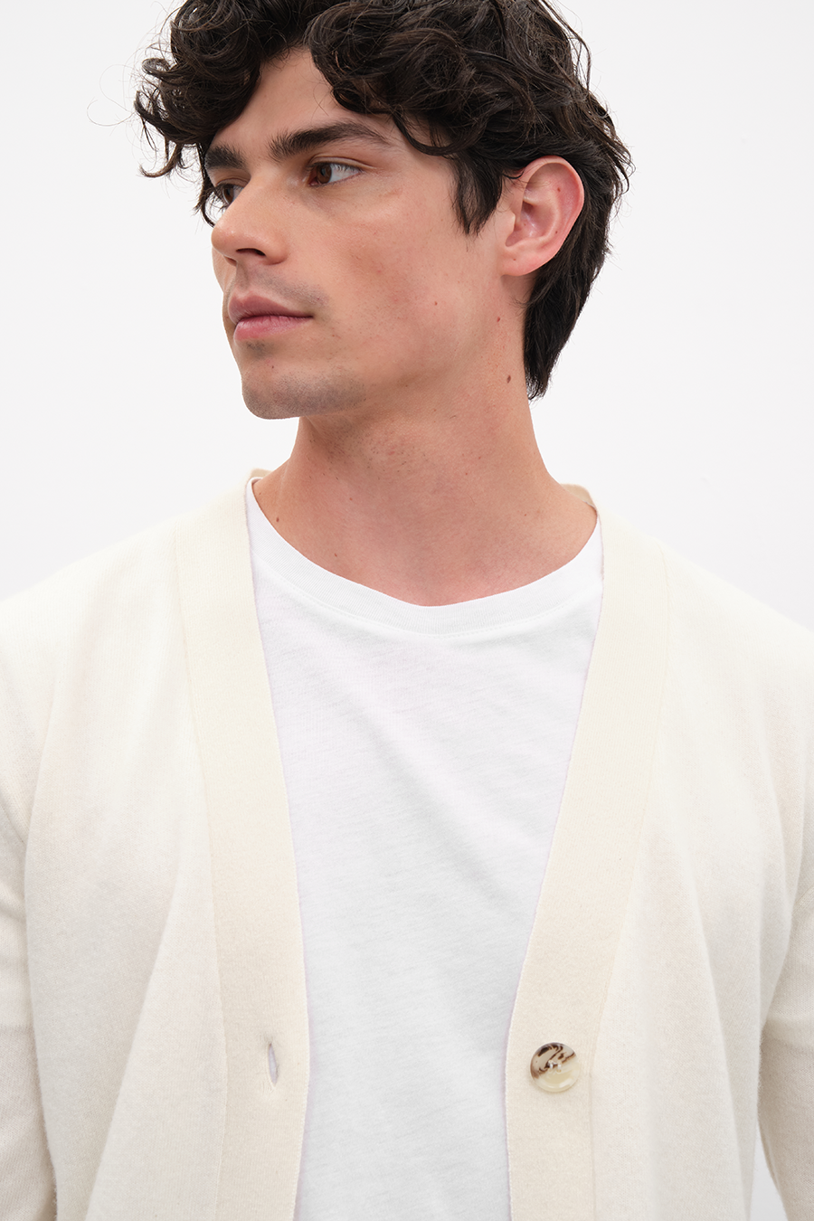 Unisex Cashmere Merino Cardigan