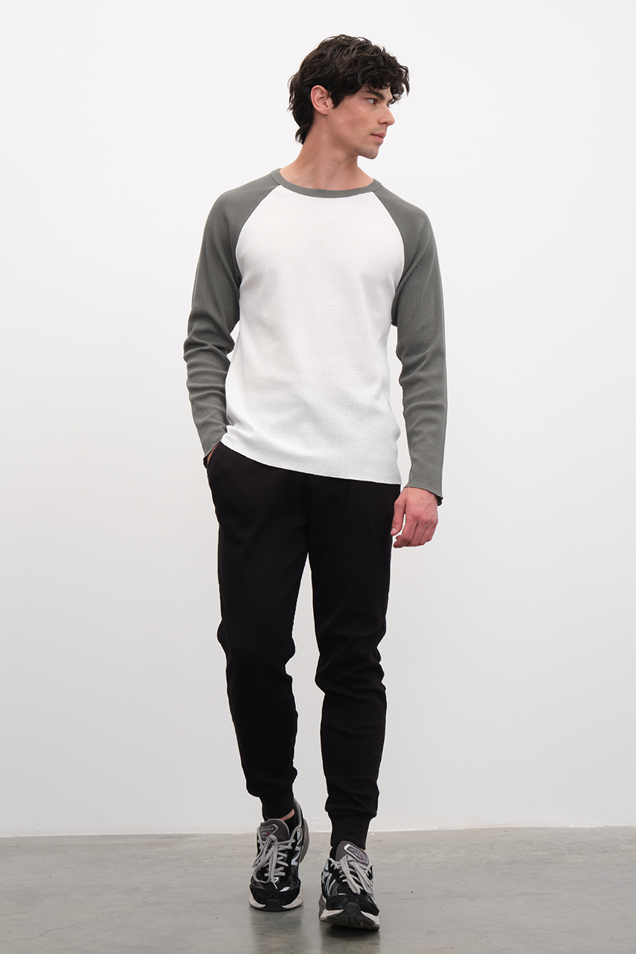 Waffle Cotton Joggers