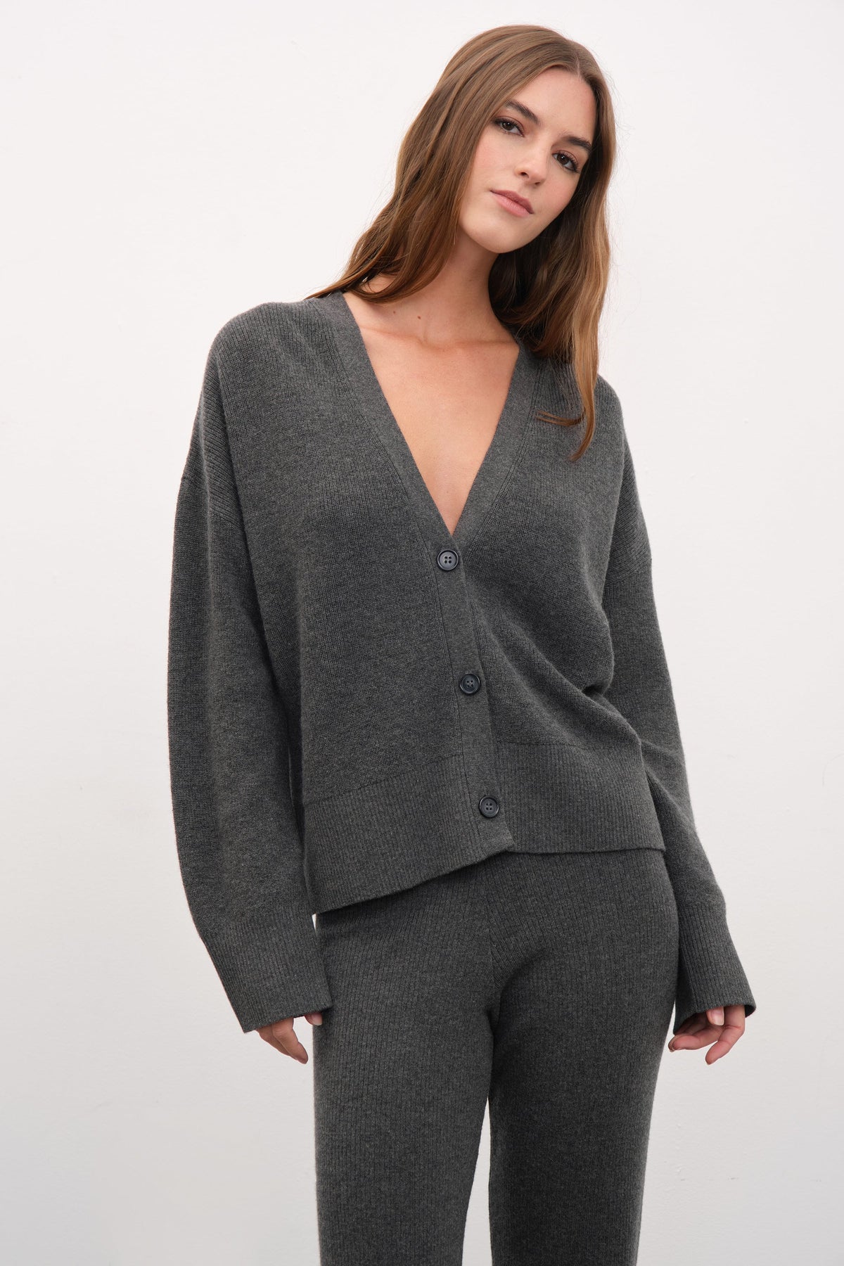 Crop Merino Cardigan