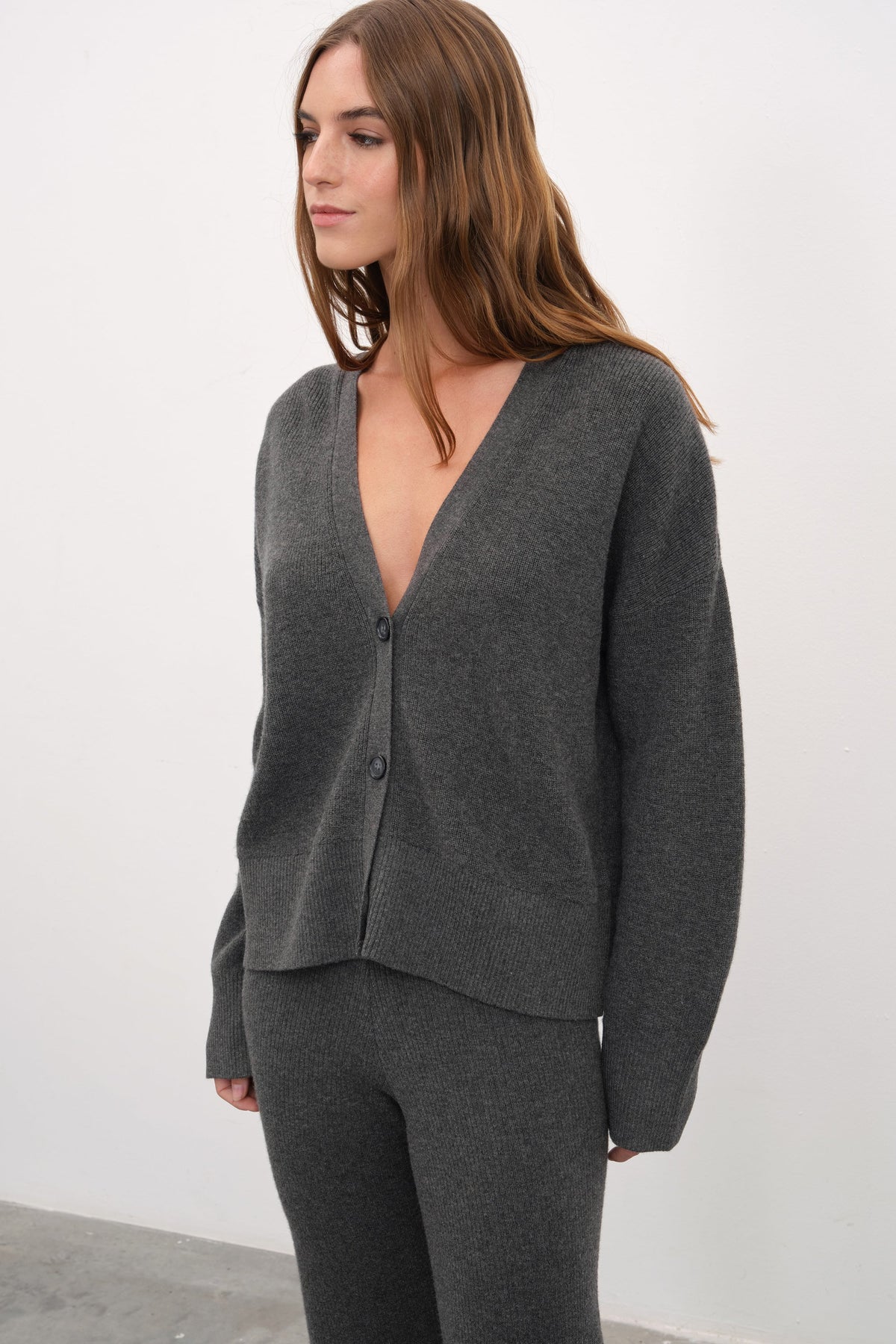 Crop Merino Cardigan