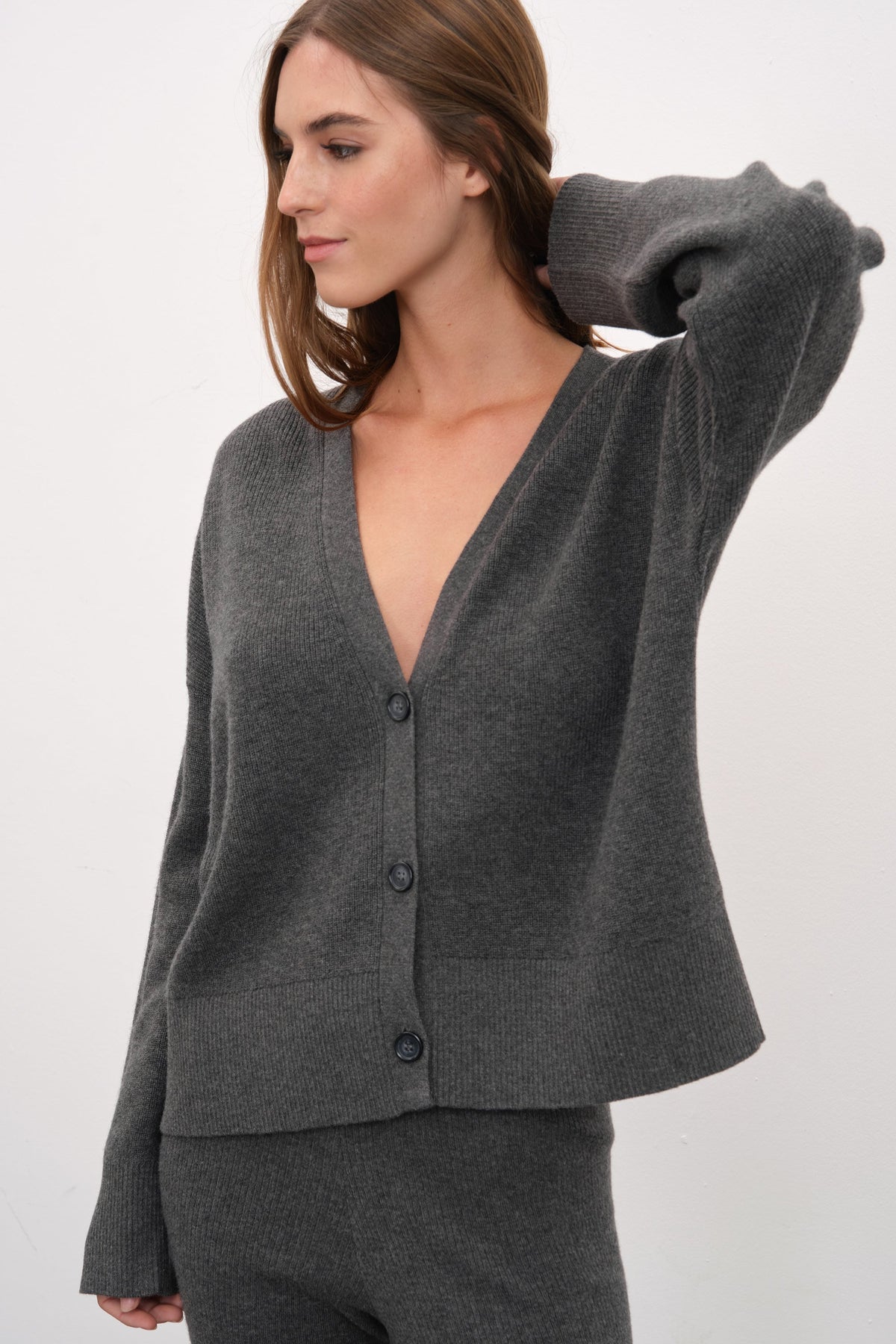 Crop Merino Cardigan