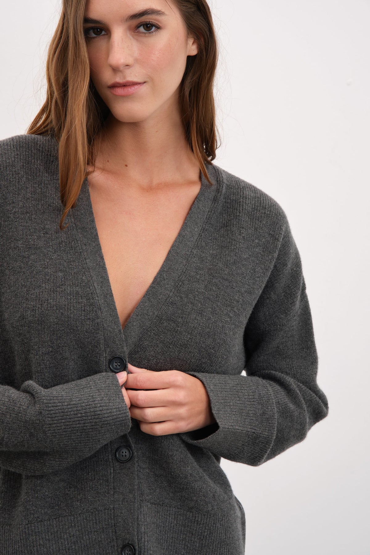Crop Merino Cardigan