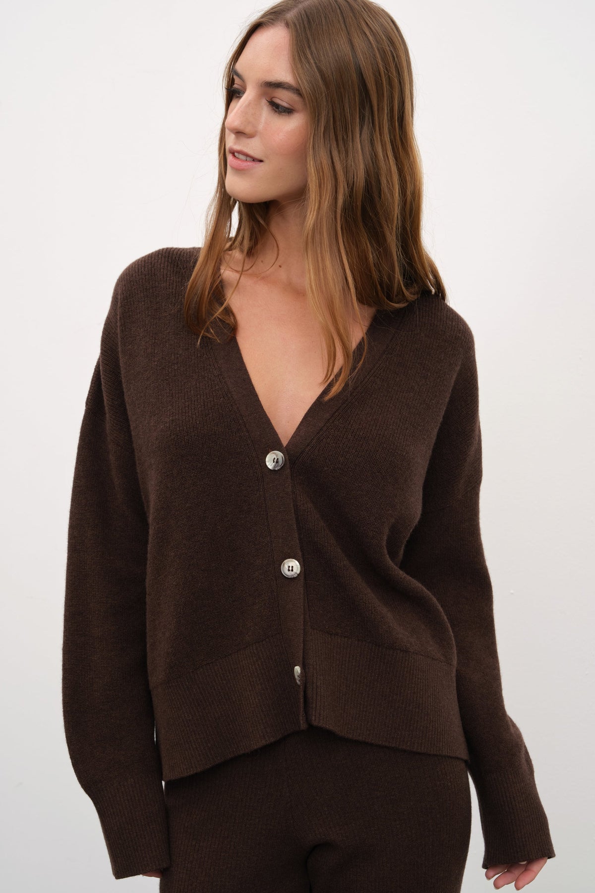 Crop Merino Cardigan