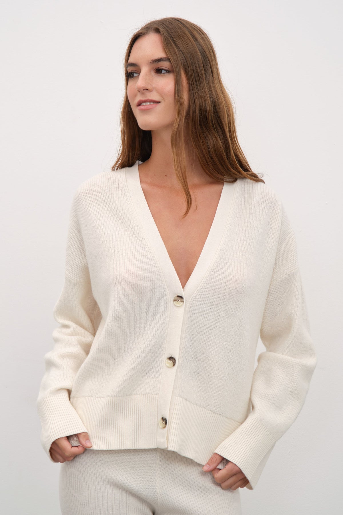 Crop Merino Cardigan
