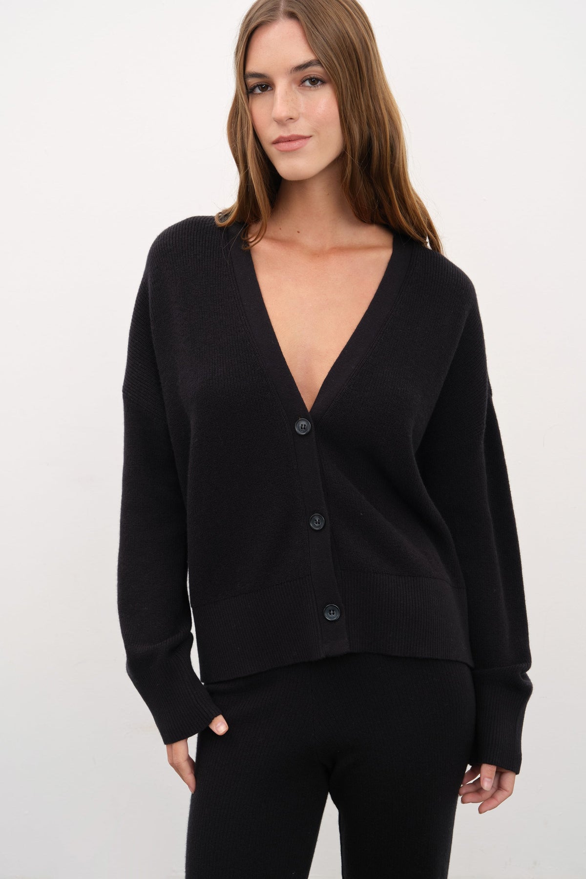 Crop Merino Cardigan