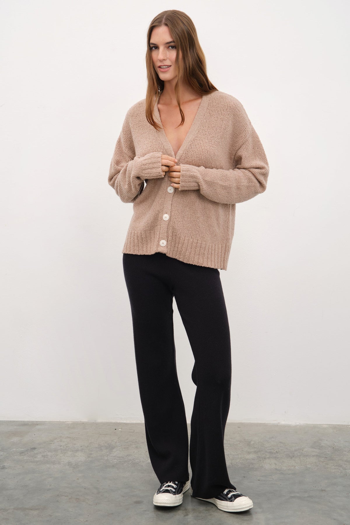 Merino Silk Teddy Cardigan