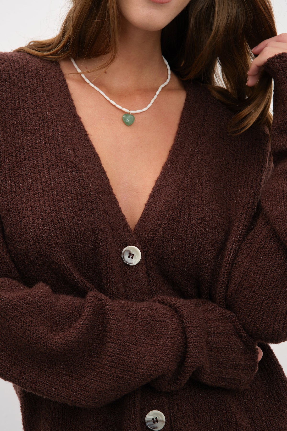 Merino Silk Teddy Cardigan