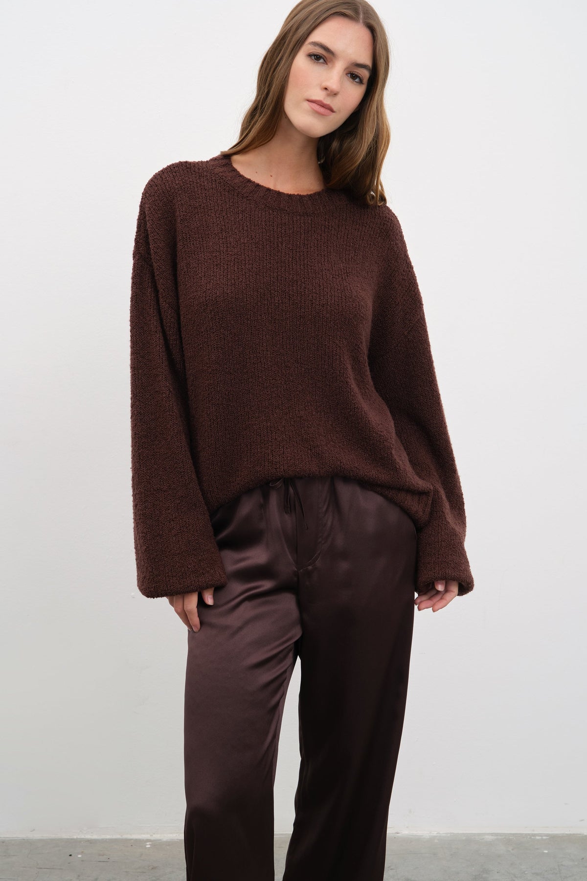 Merino Silk Teddy Sweater