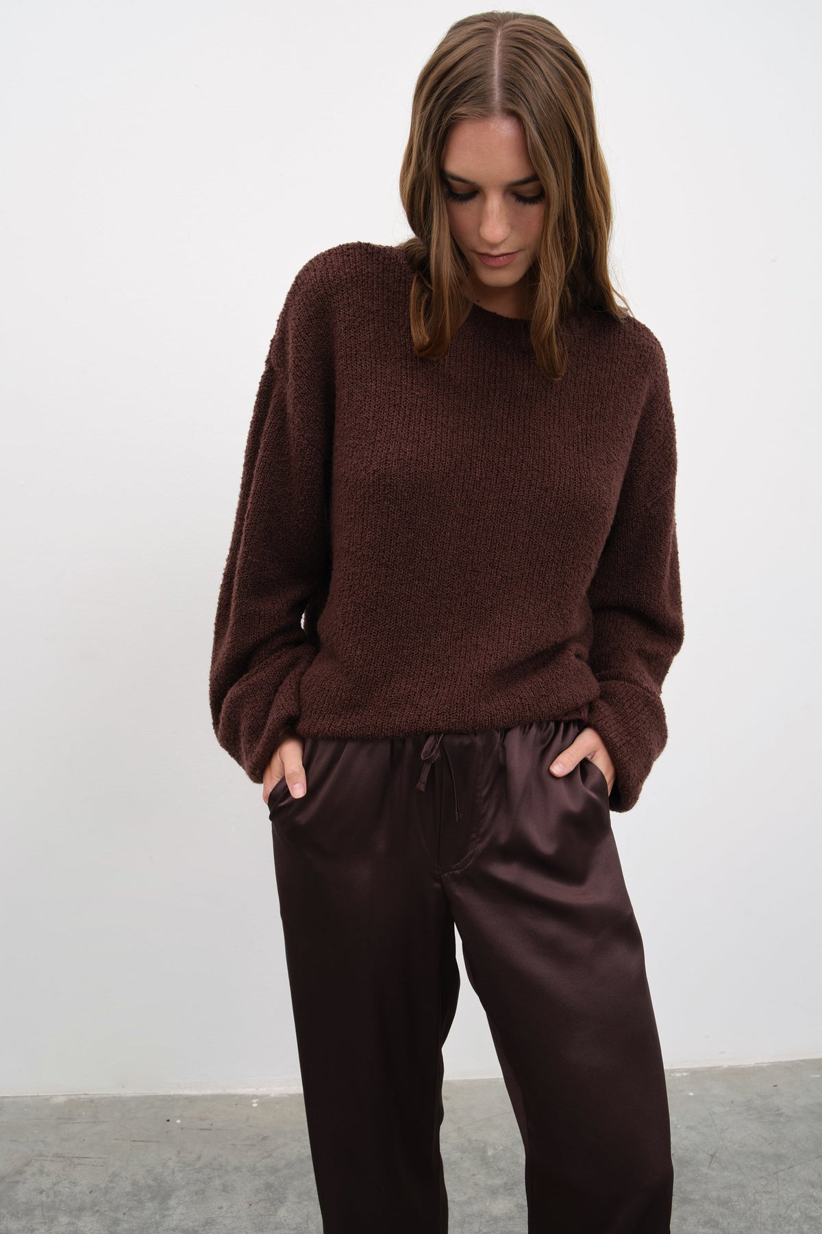 Merino Silk Teddy Sweater