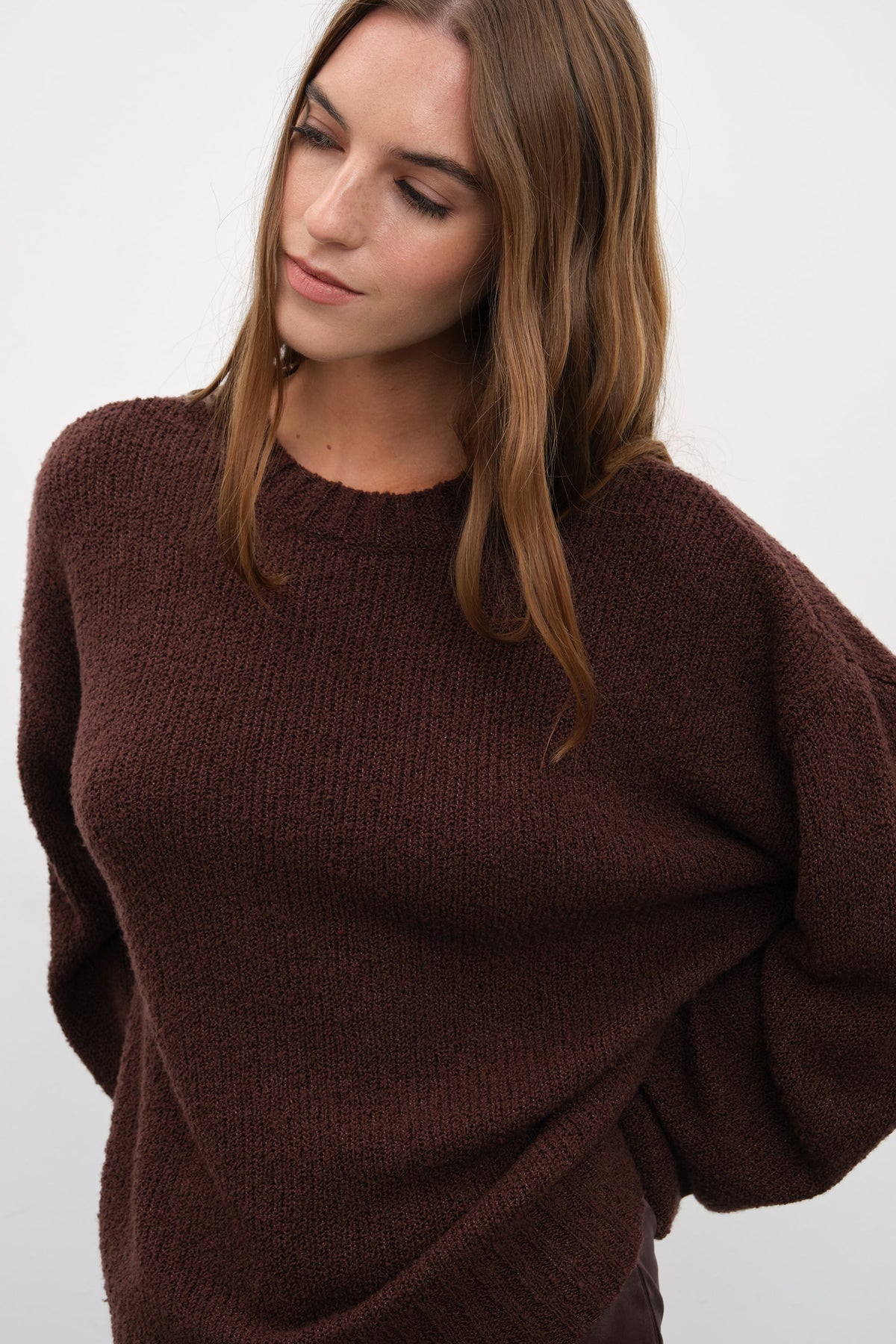 Merino Silk Teddy Sweater
