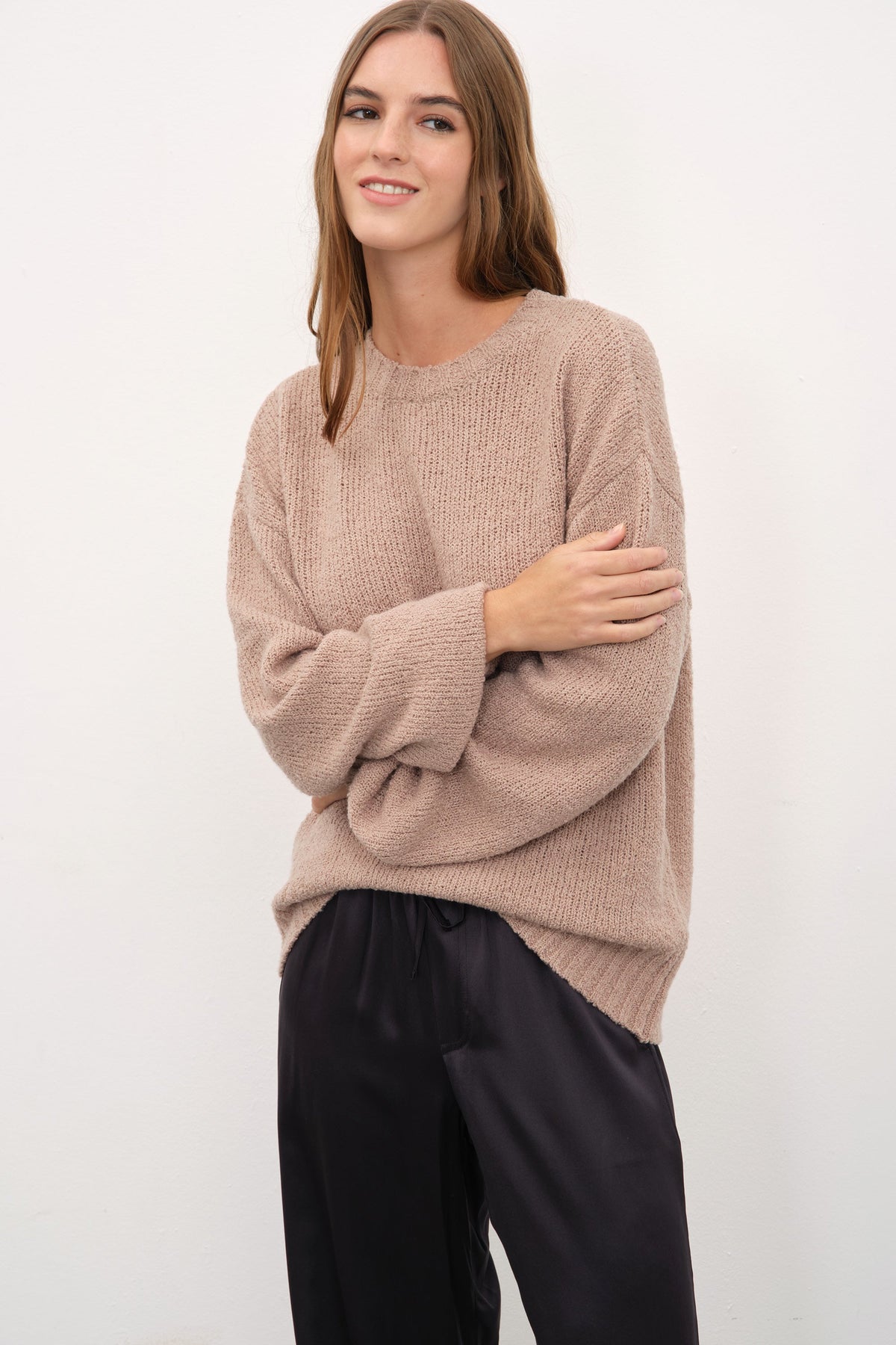 Merino Silk Teddy Sweater