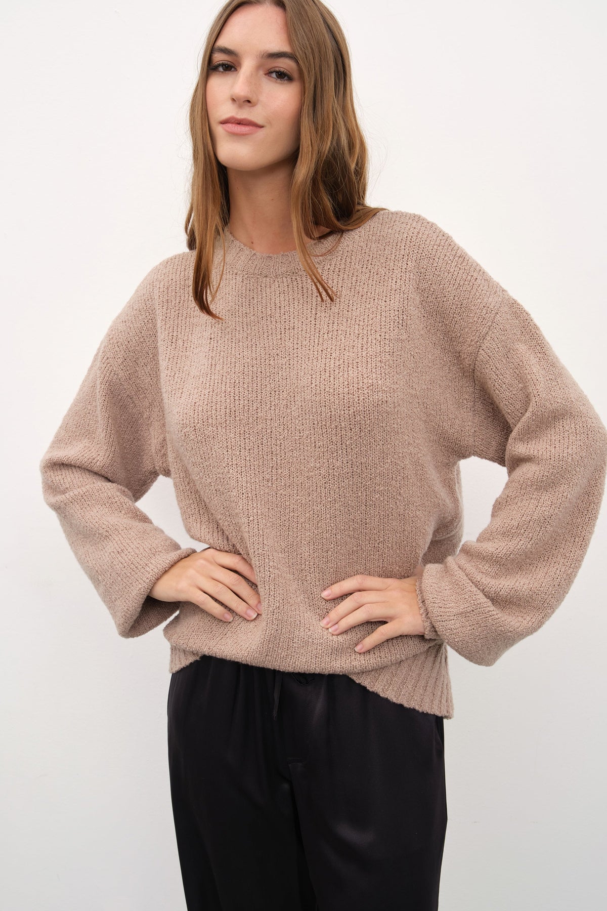 Merino Silk Teddy Sweater