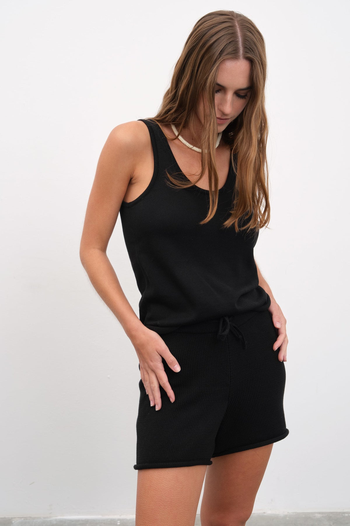 Cotton Modal Knit Shorts