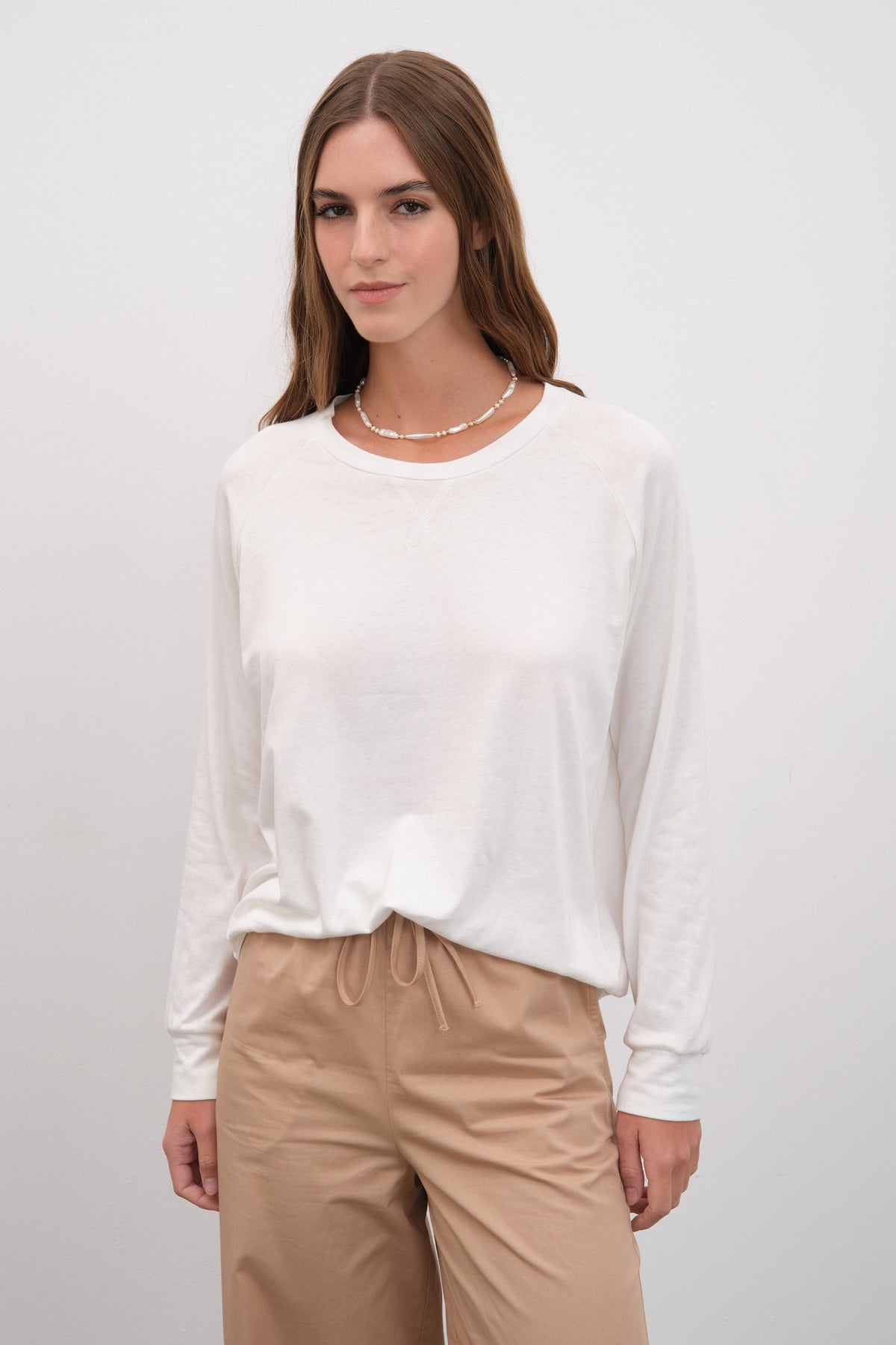 Lightweight Raglan Sweatshirt in Tri-Blend