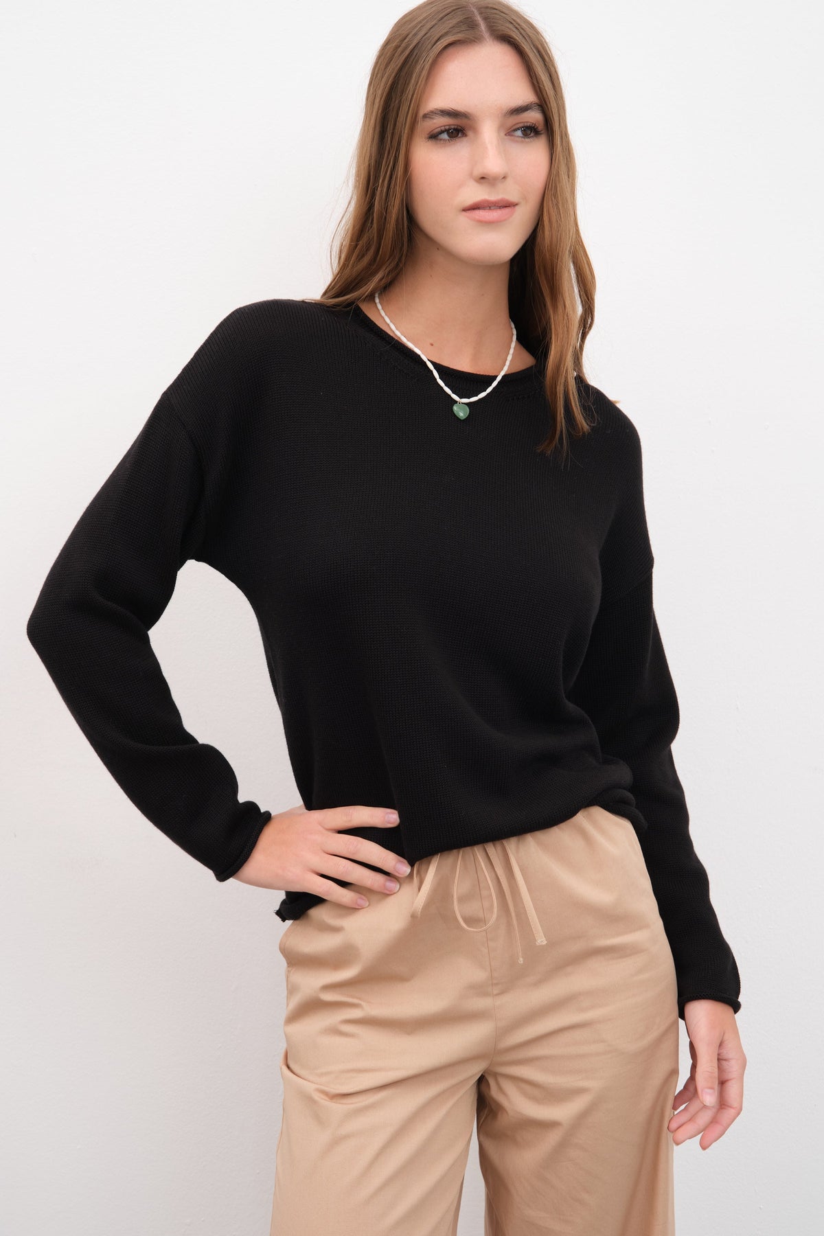 90's Sweater in Cotton Modal Blend