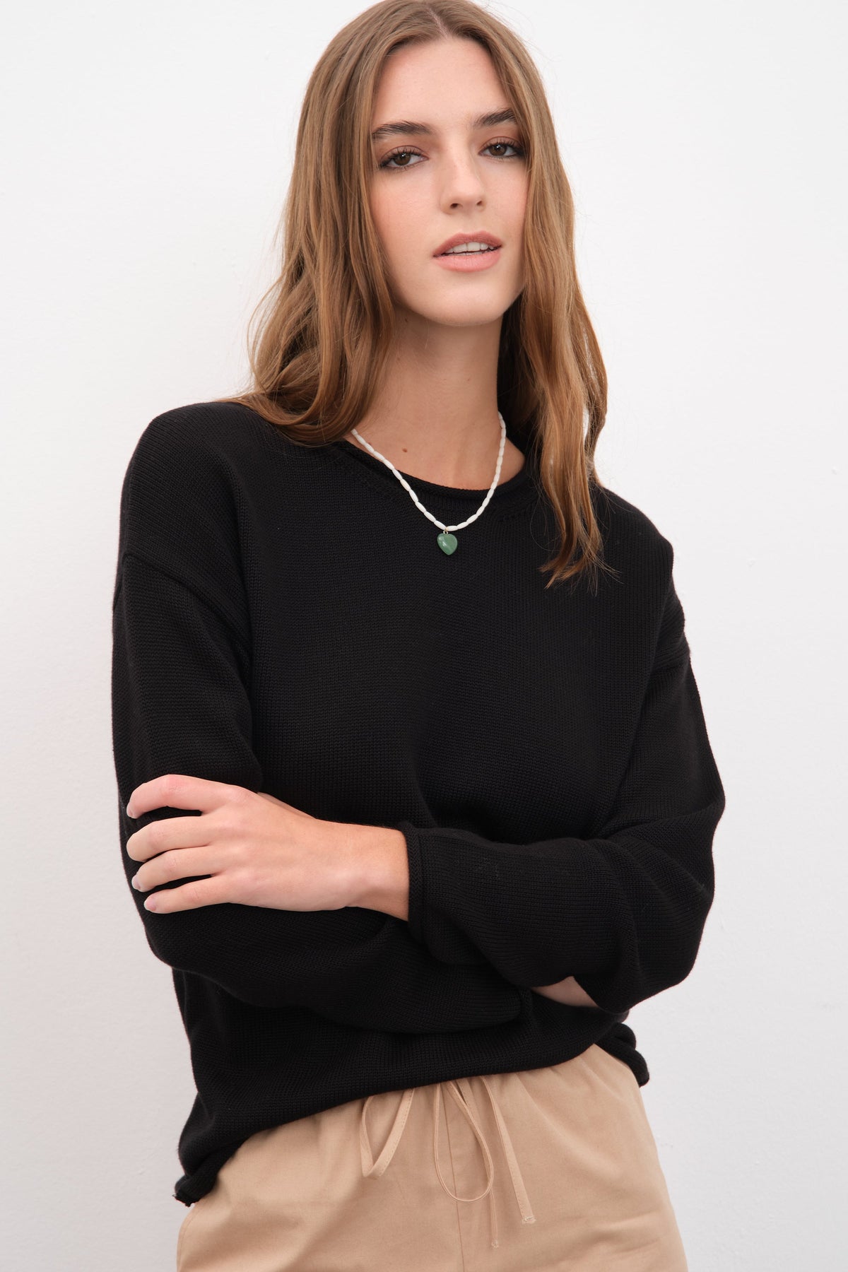90's Sweater in Cotton Modal Blend