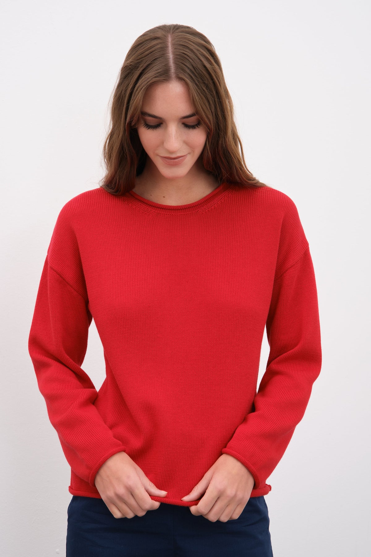 90's Sweater in Cotton Modal Blend