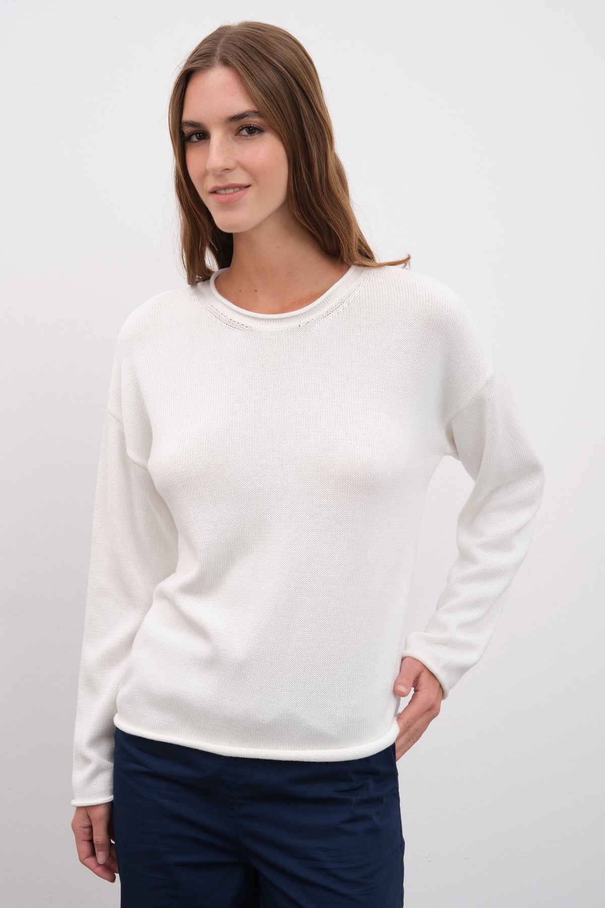90's Sweater in Cotton Modal Blend