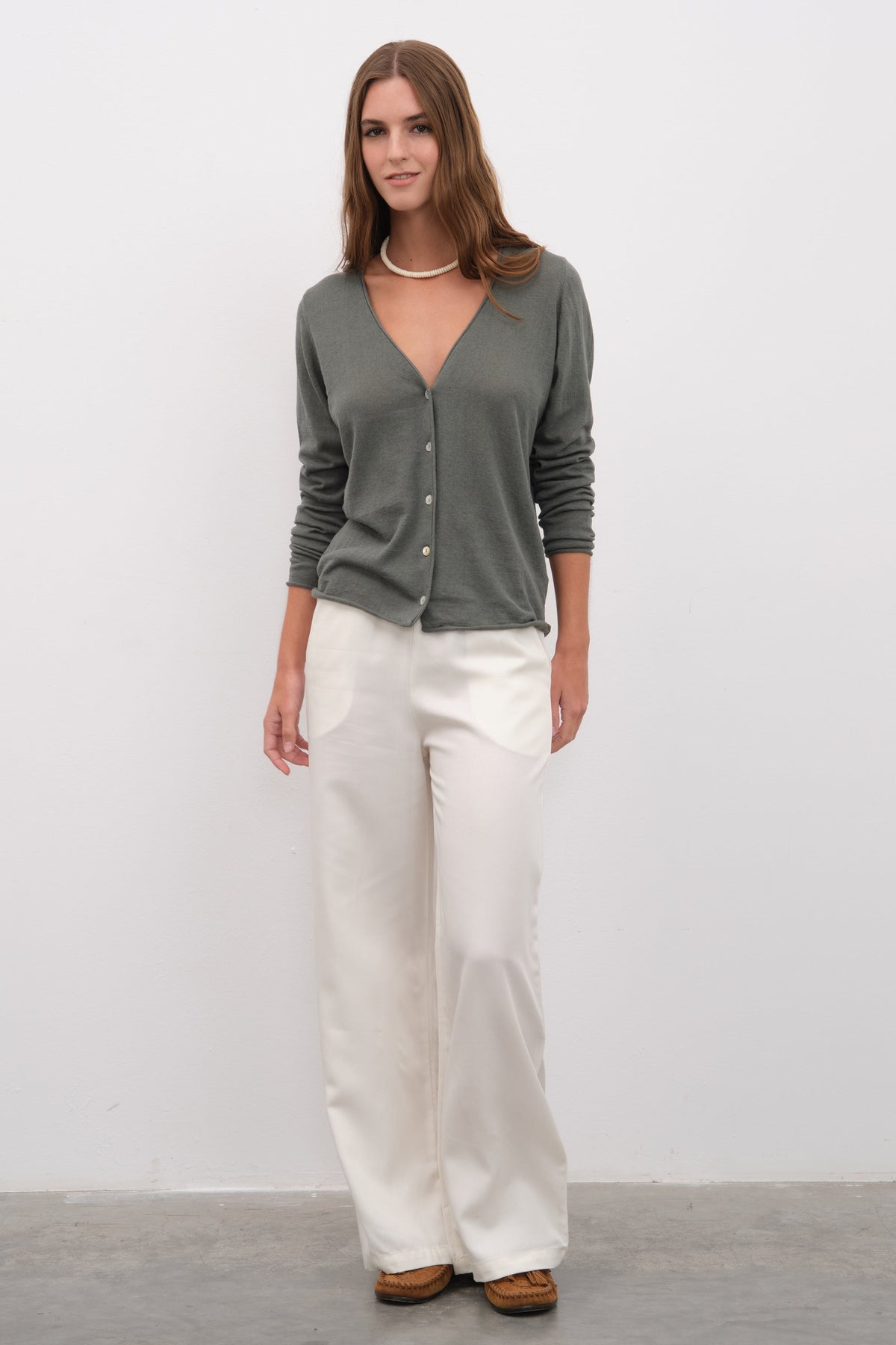 Lightweight Cotton Linen Cardigan