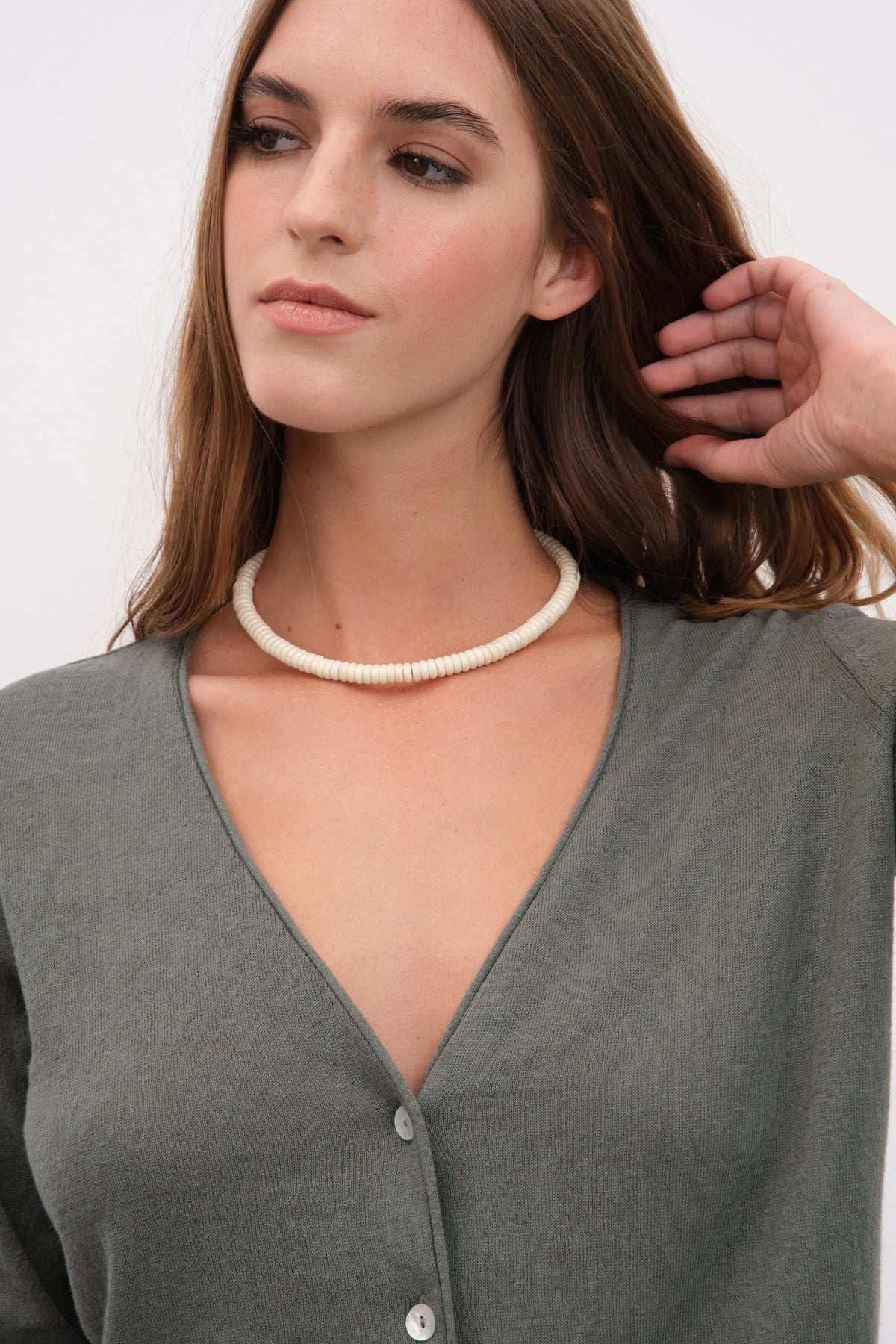 Donut Ecru Necklace