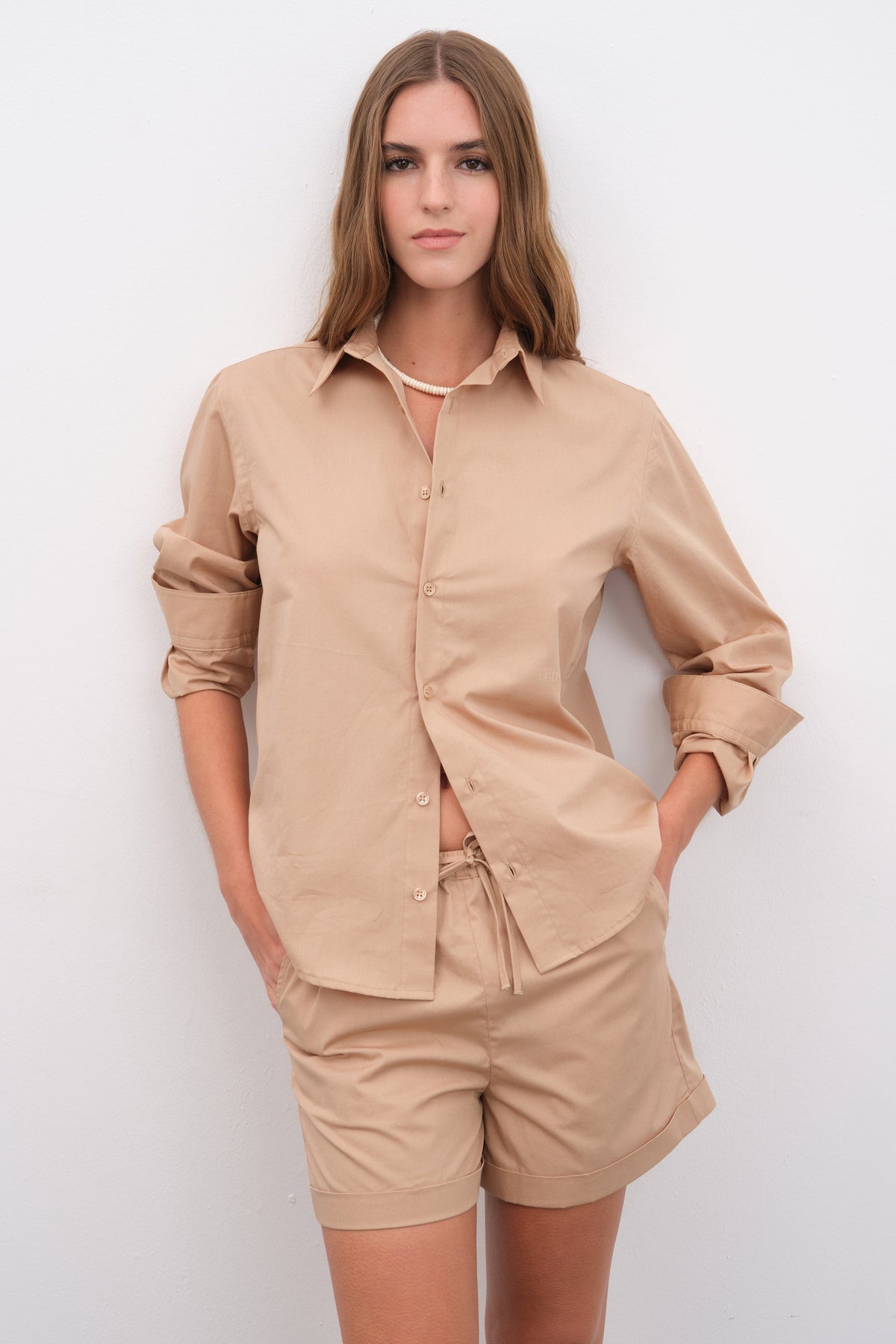 Pull-On Poplin Short
