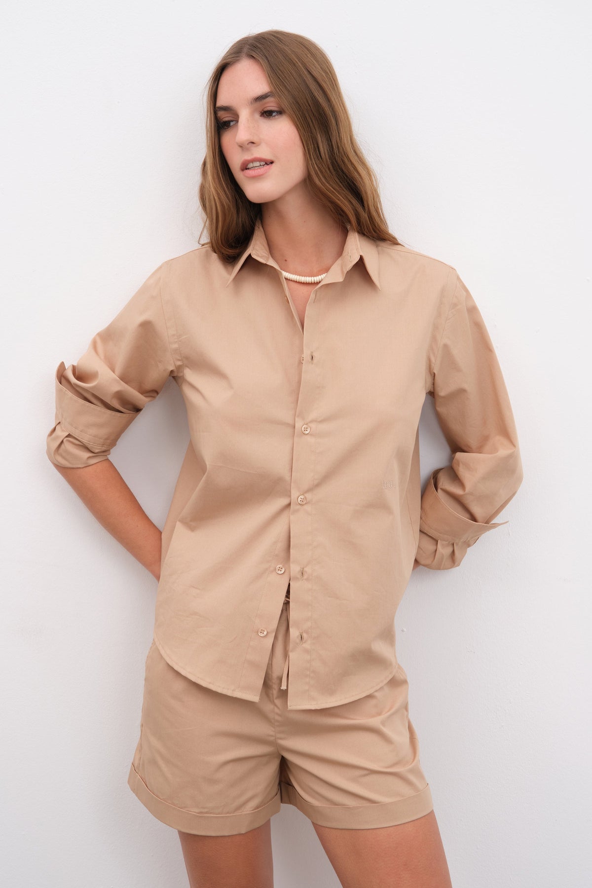 Pull-On Poplin Short