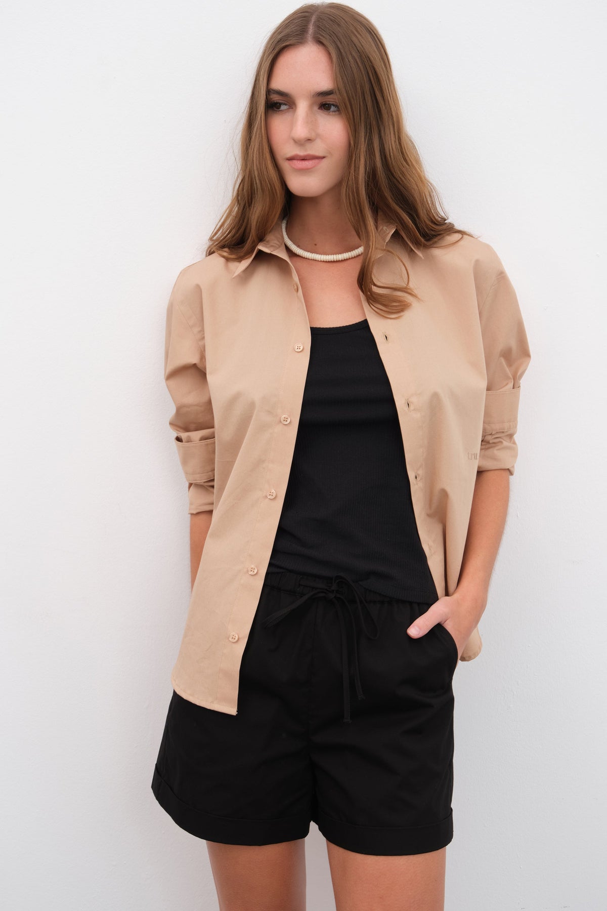 Pull-On Poplin Short