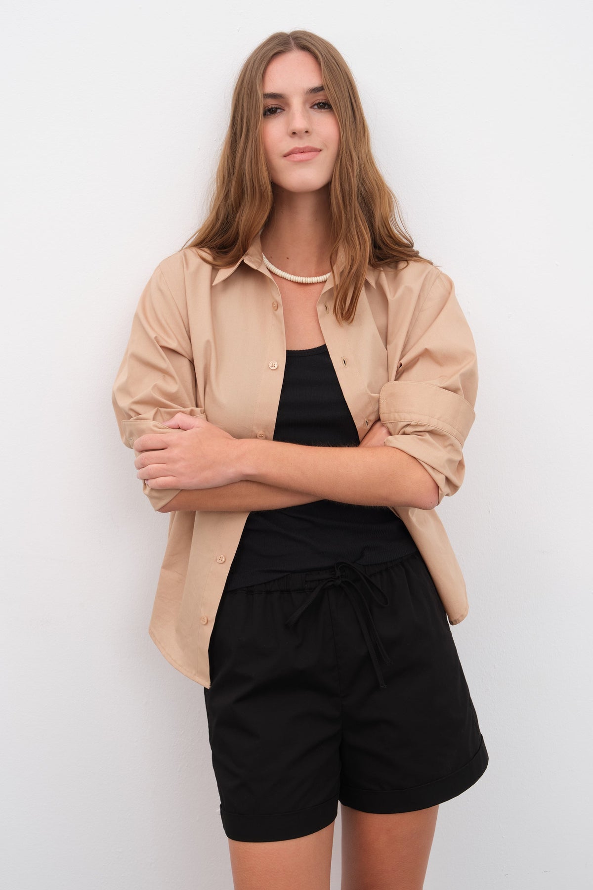 Pull-On Poplin Short