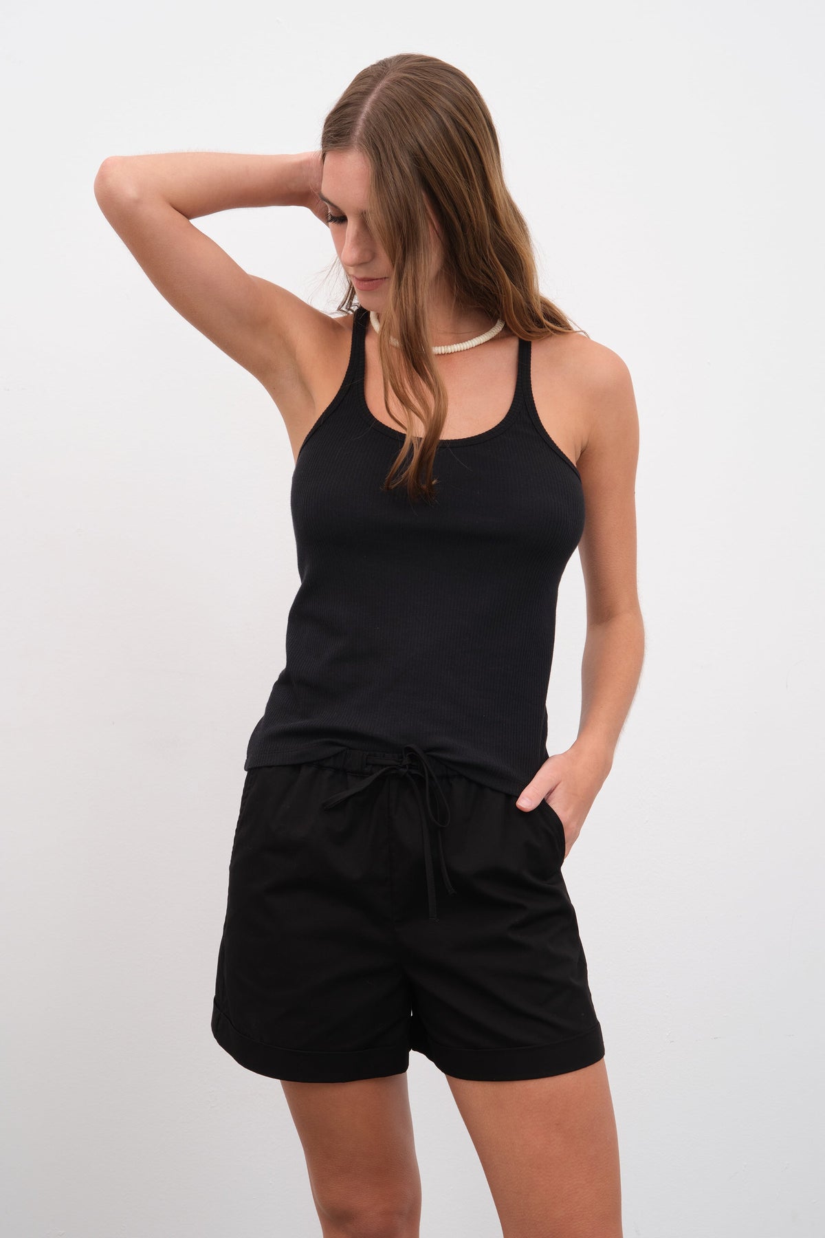 Pull-On Poplin Short