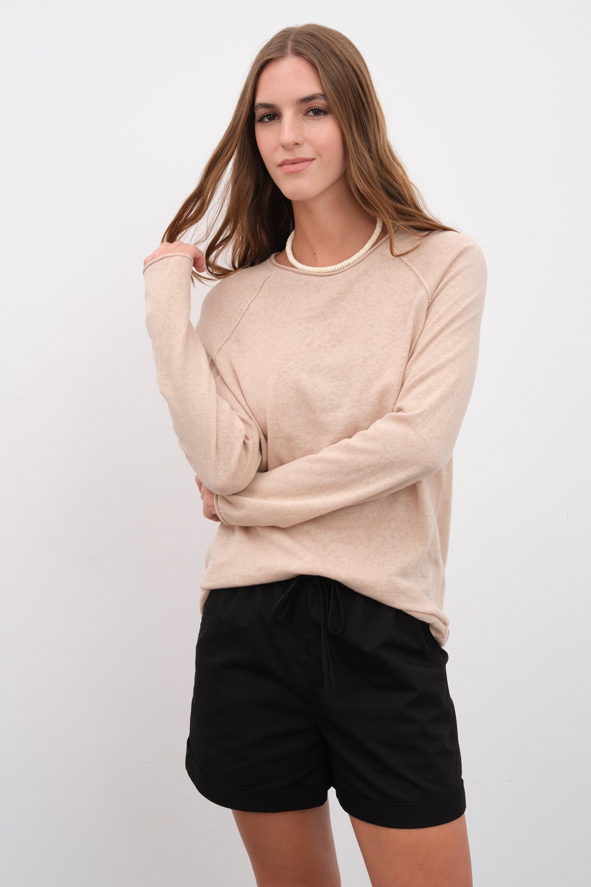 Pull-On Poplin Short