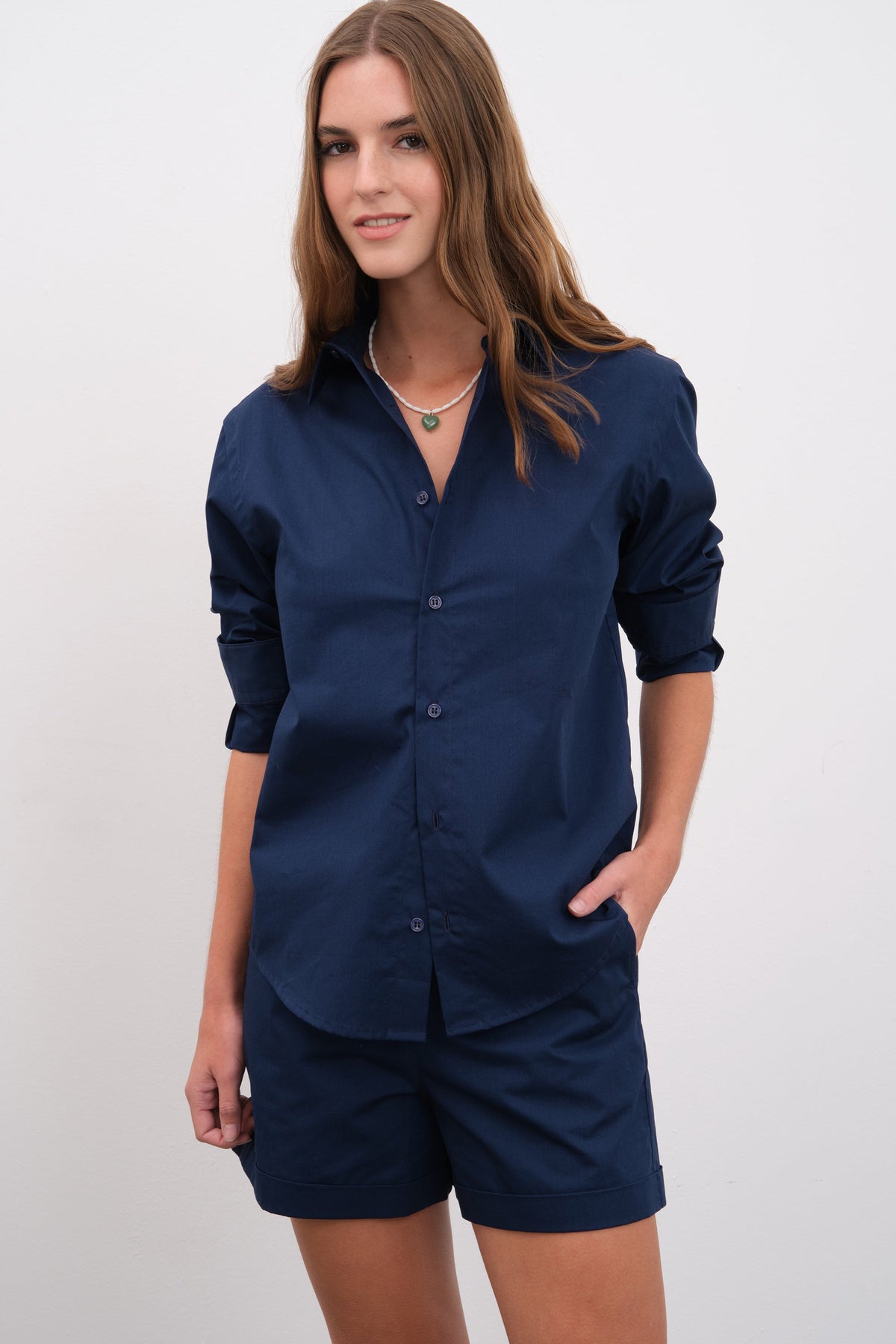 Pull-On Poplin Short