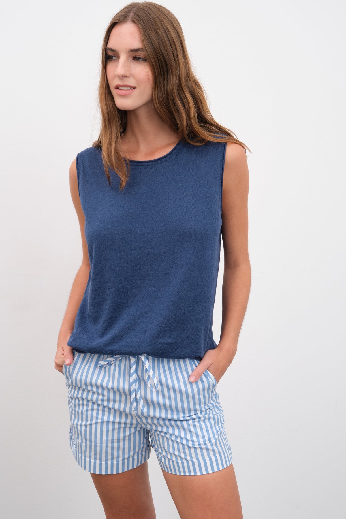 Pull-On Poplin Short