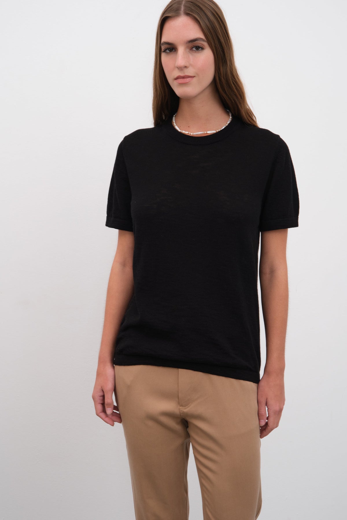 Unisex Knit T-shirt in Slub Cotton
