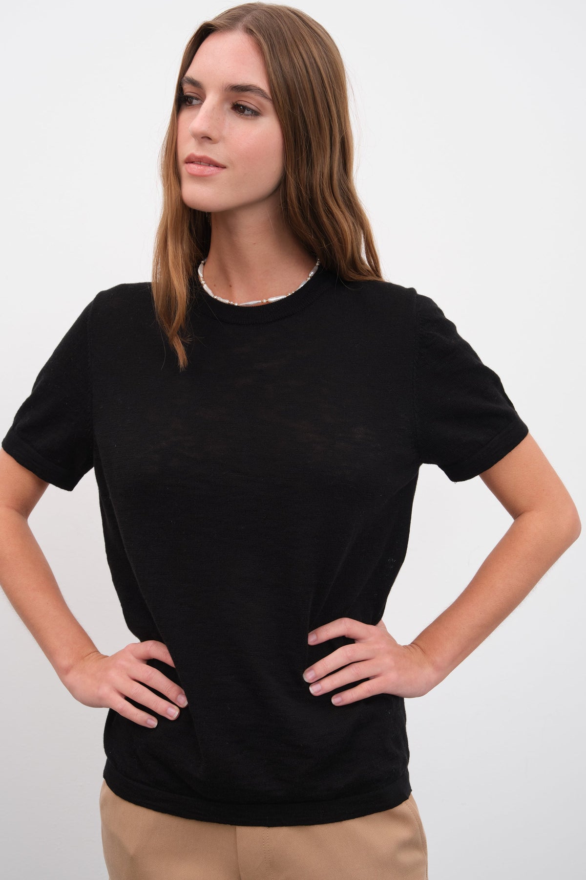 Unisex Knit T-shirt in Slub Cotton