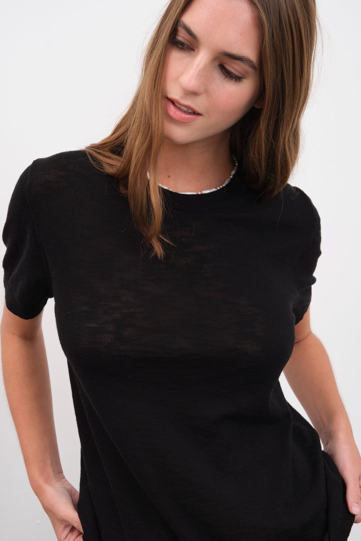Unisex Knit T-shirt in Slub Cotton