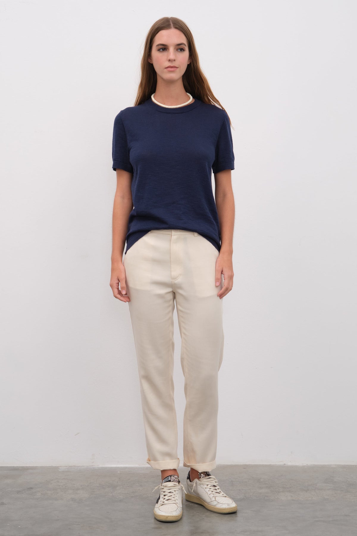 Unisex Knit T-shirt in Slub Cotton