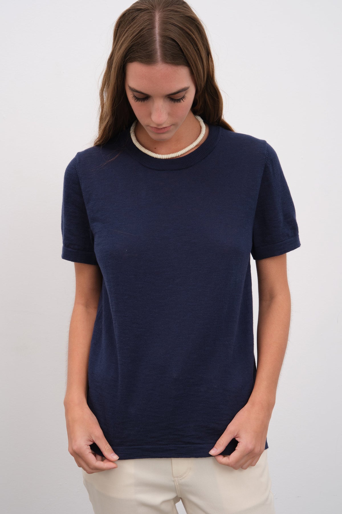 Unisex Knit T-shirt in Slub Cotton